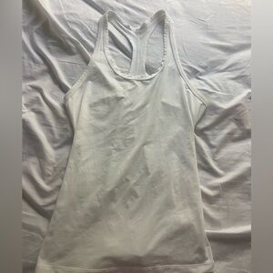 White NIKE tank top